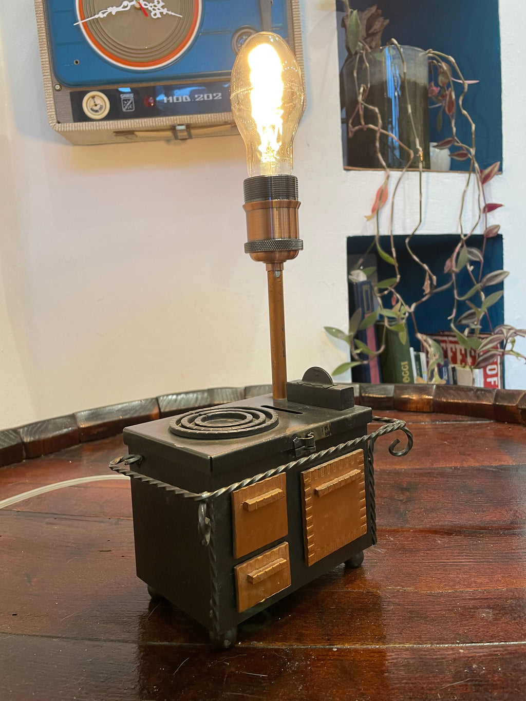 Lampada touch salvadanaio stufa economica