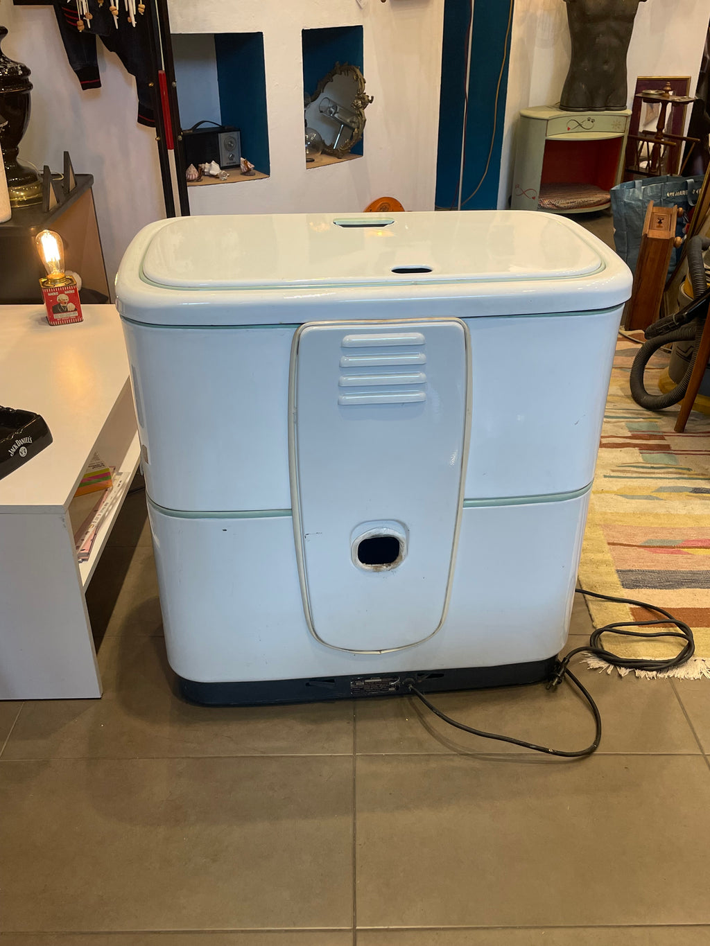 Lavatrice vintage Candy Bi-Matic lavabiancheria 1957