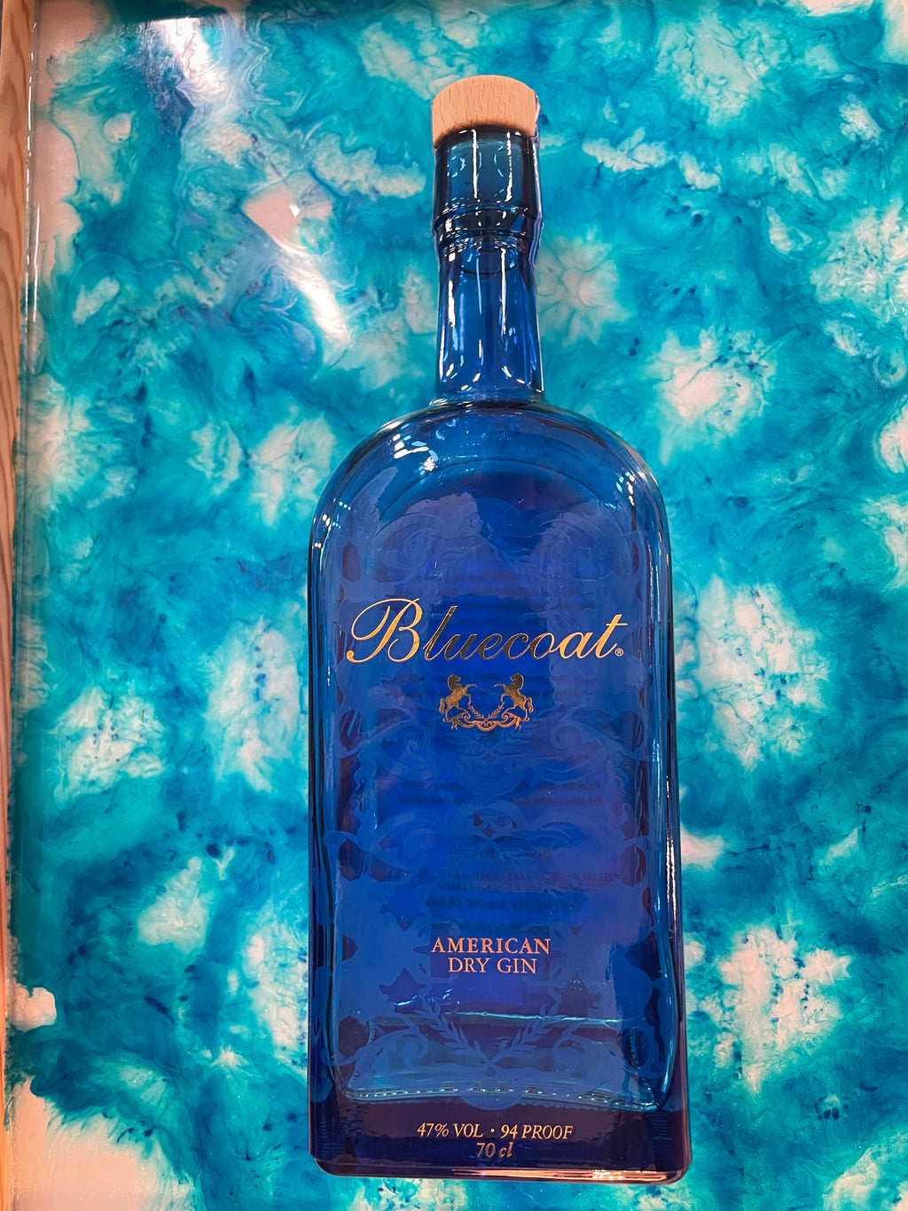 Quadro Moderno Bottiglia Bluecoat Gin