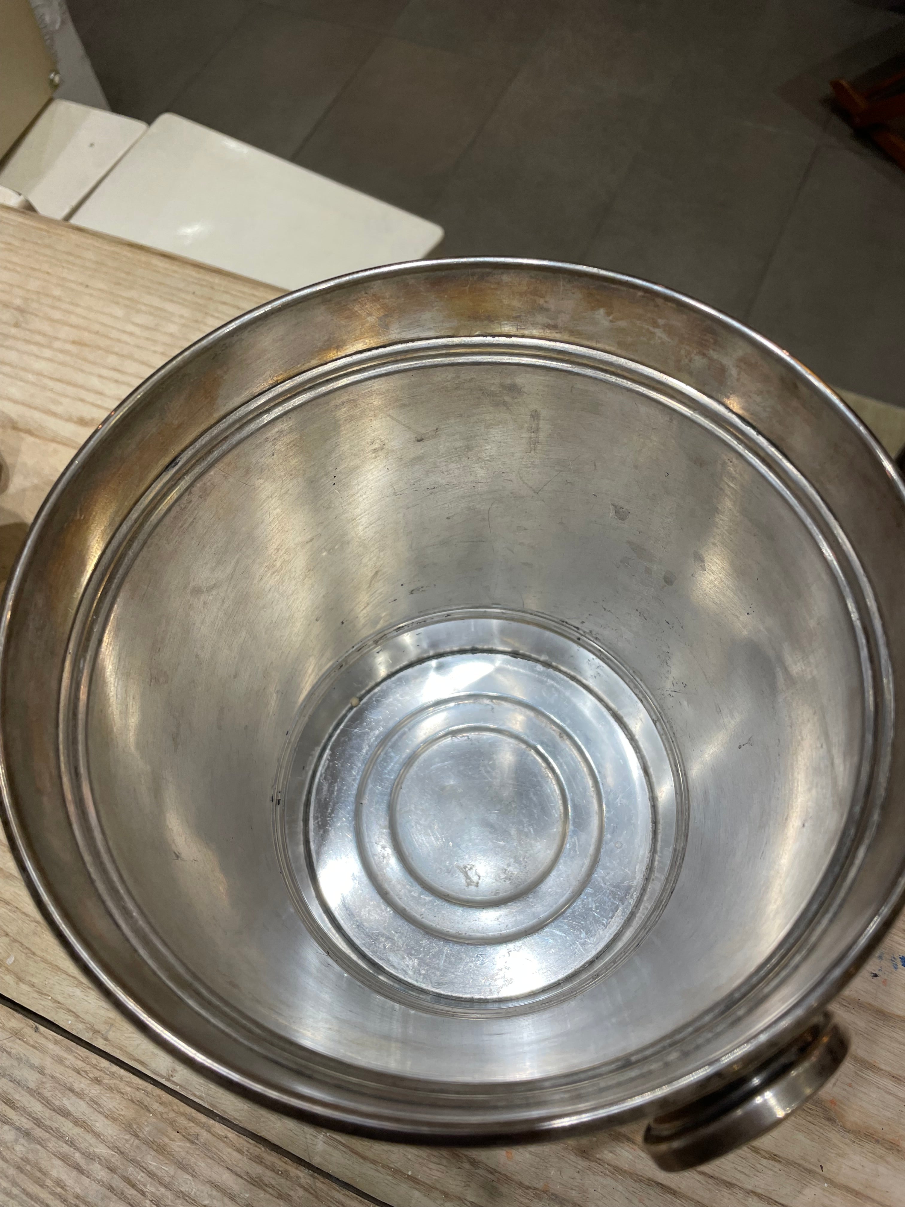 Glacette Piper Anni ‘50 Placcato Argento Made In Italy