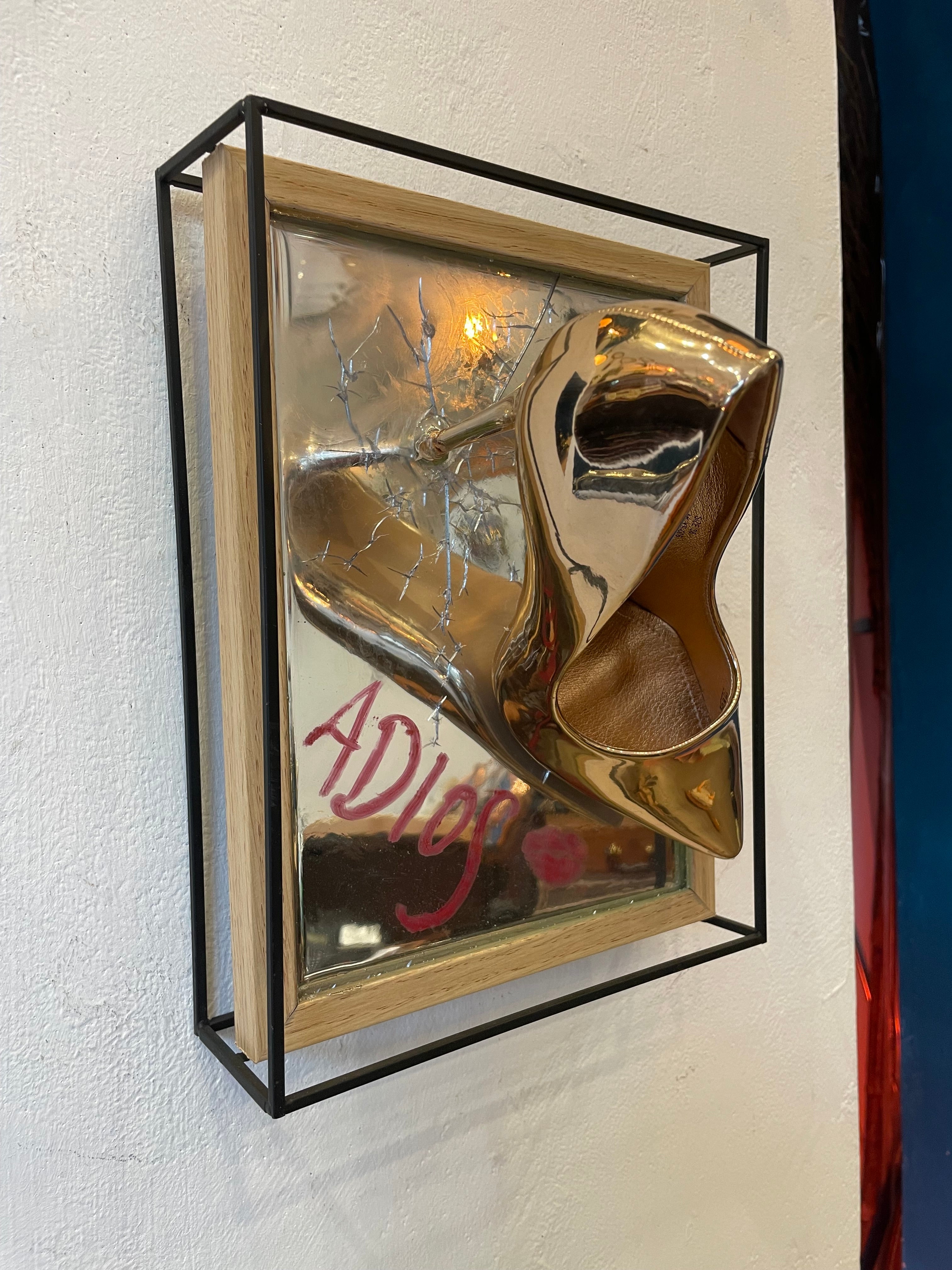 Quadro scultoreo Adios