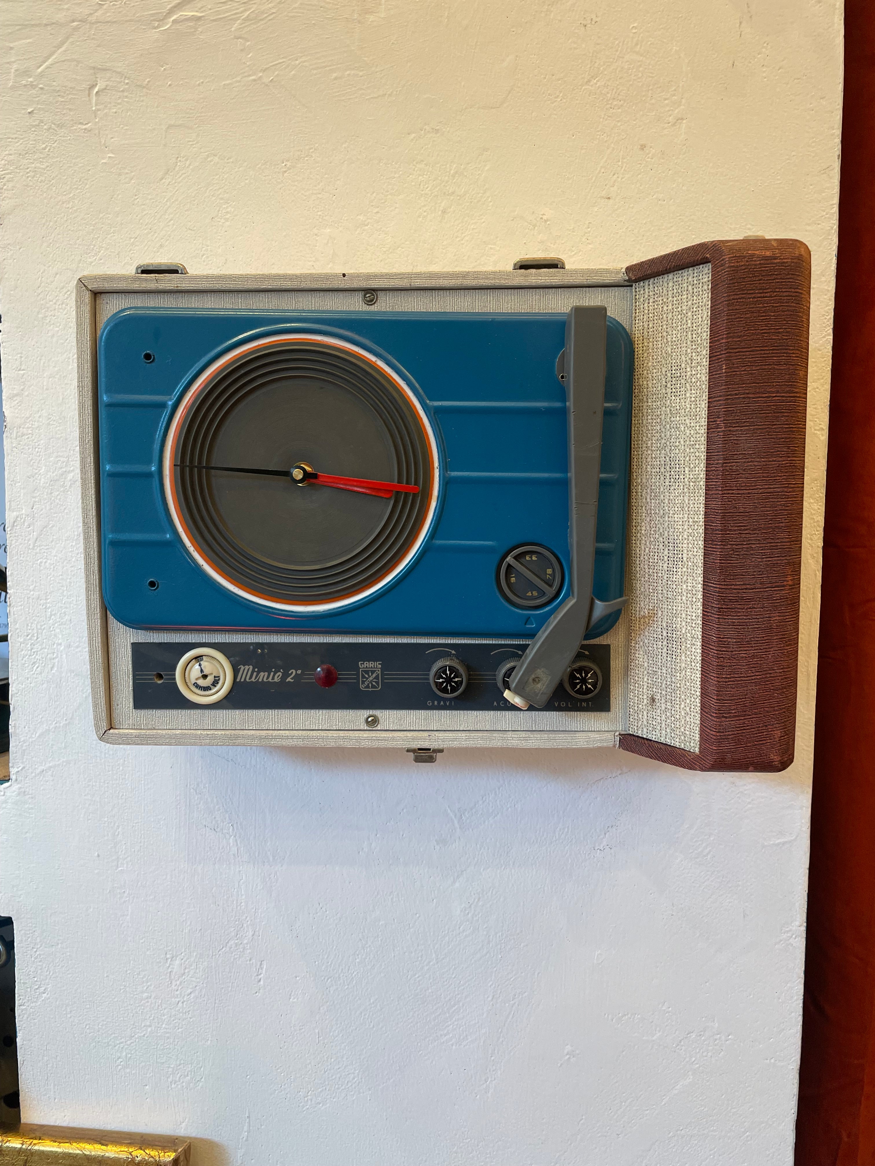 Orologio Fonovaligia Anni ‘60 Garis Miniè 2 - Pezzo Unico
