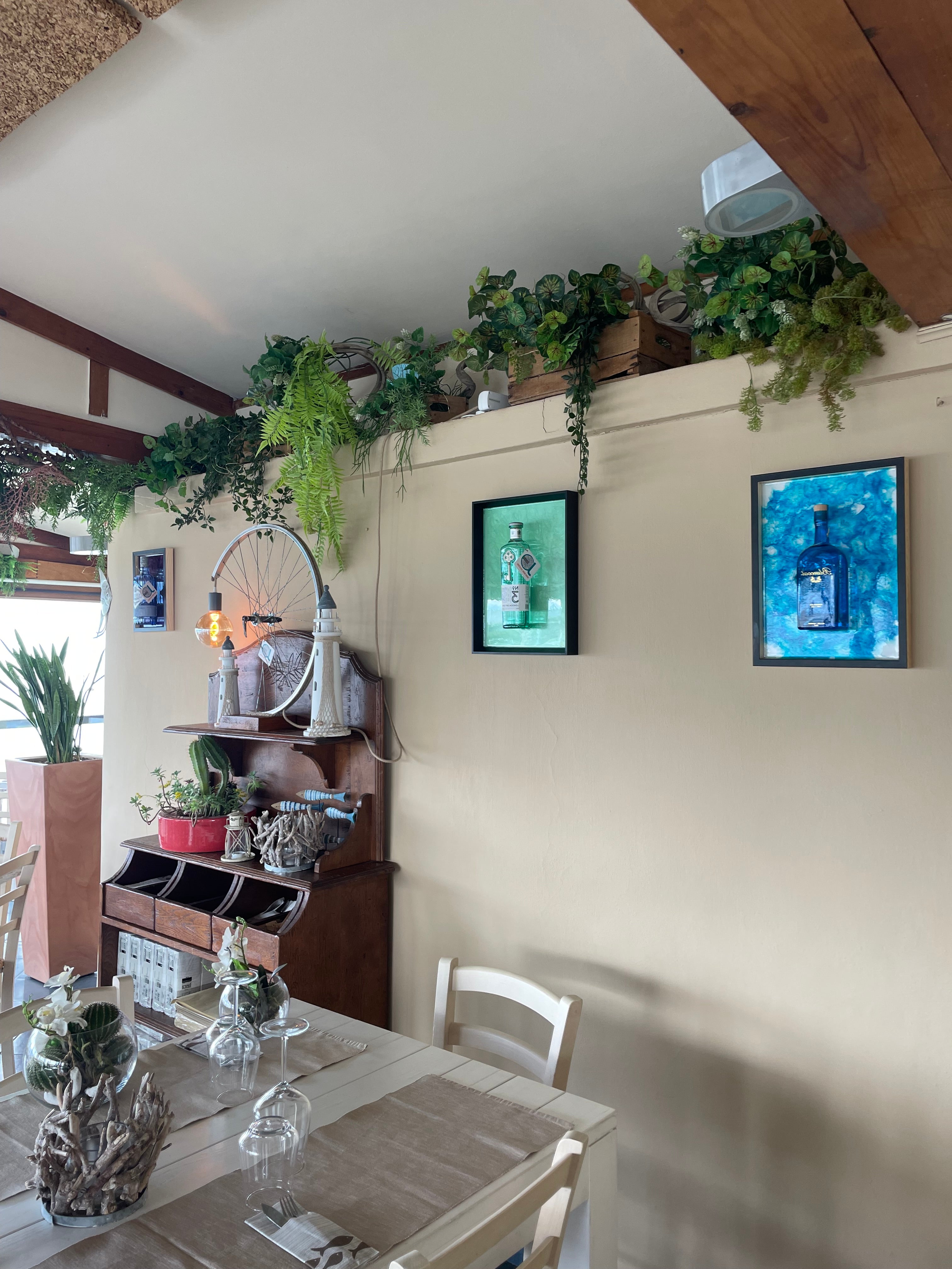 Quadro Moderno Bottiglia Bluecoat Gin