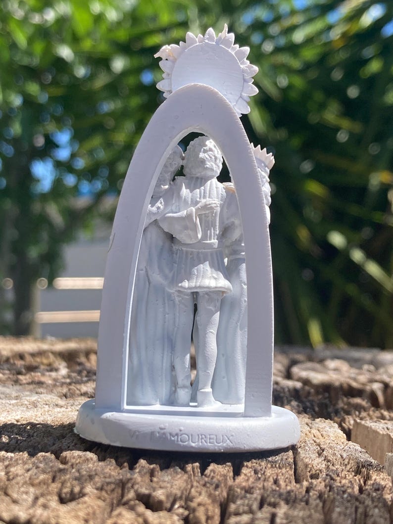 Miniatura Innamorato o Amanti arcano maggiore tarocchi da dipingere (mini 3D) - Major Arcana The Lovers Figurine to Paint (mini 3D)