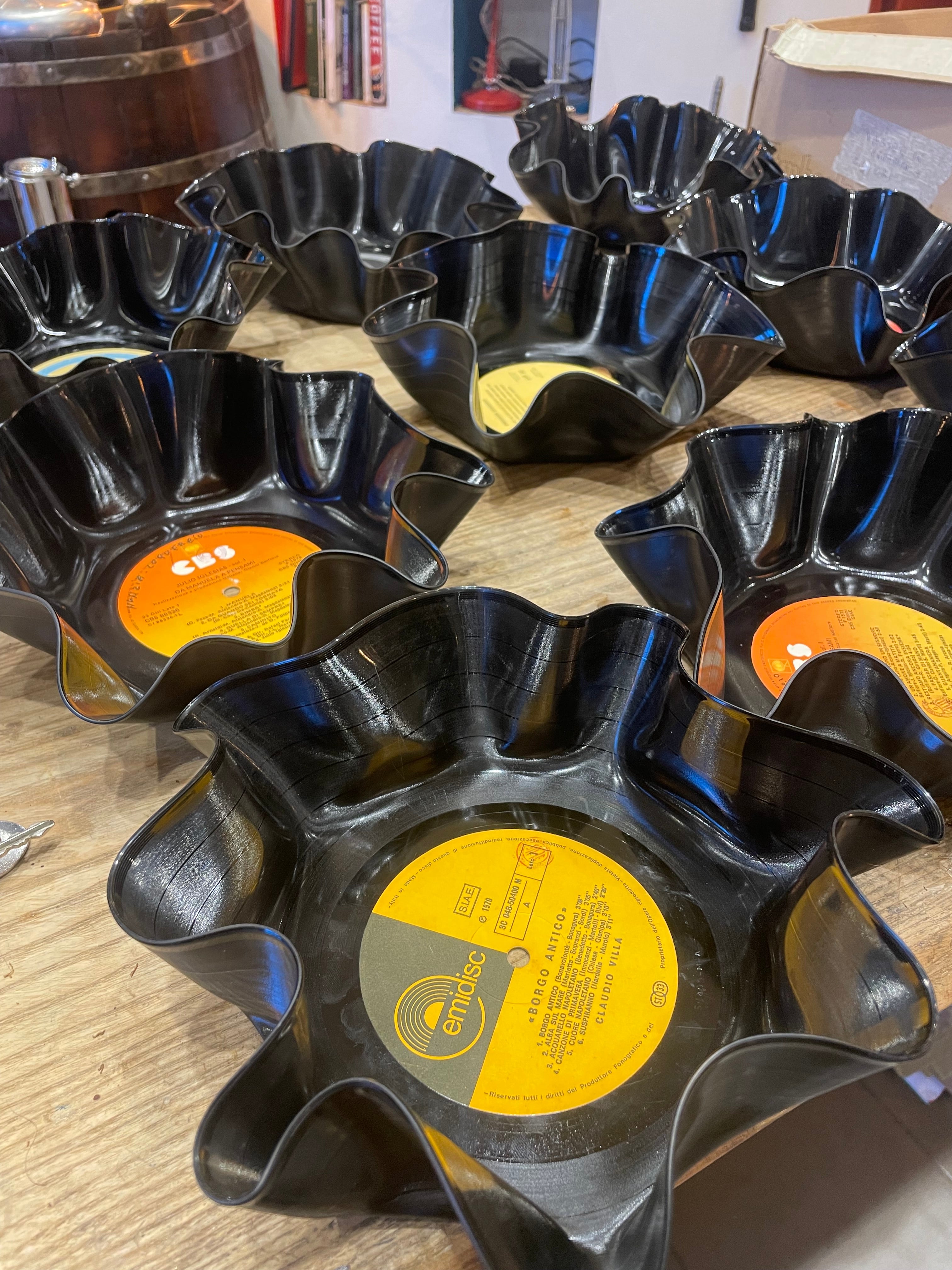 Svuotatasche con vinili 33 giri