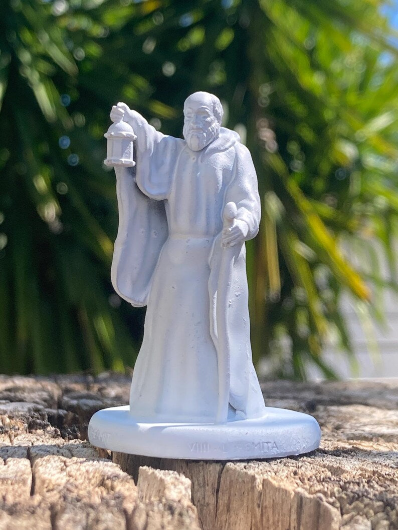 Miniatura Eremita arcano maggiore tarocchi da dipingere (mini 3D) - Major Arcana The Hermit Figurine to Paint