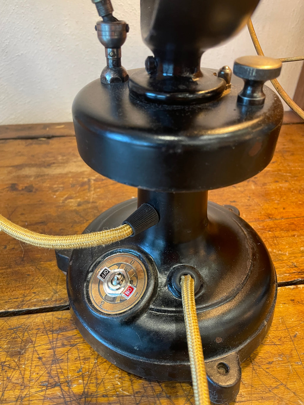 Lampada ventilatore vintage industriale anno 30’