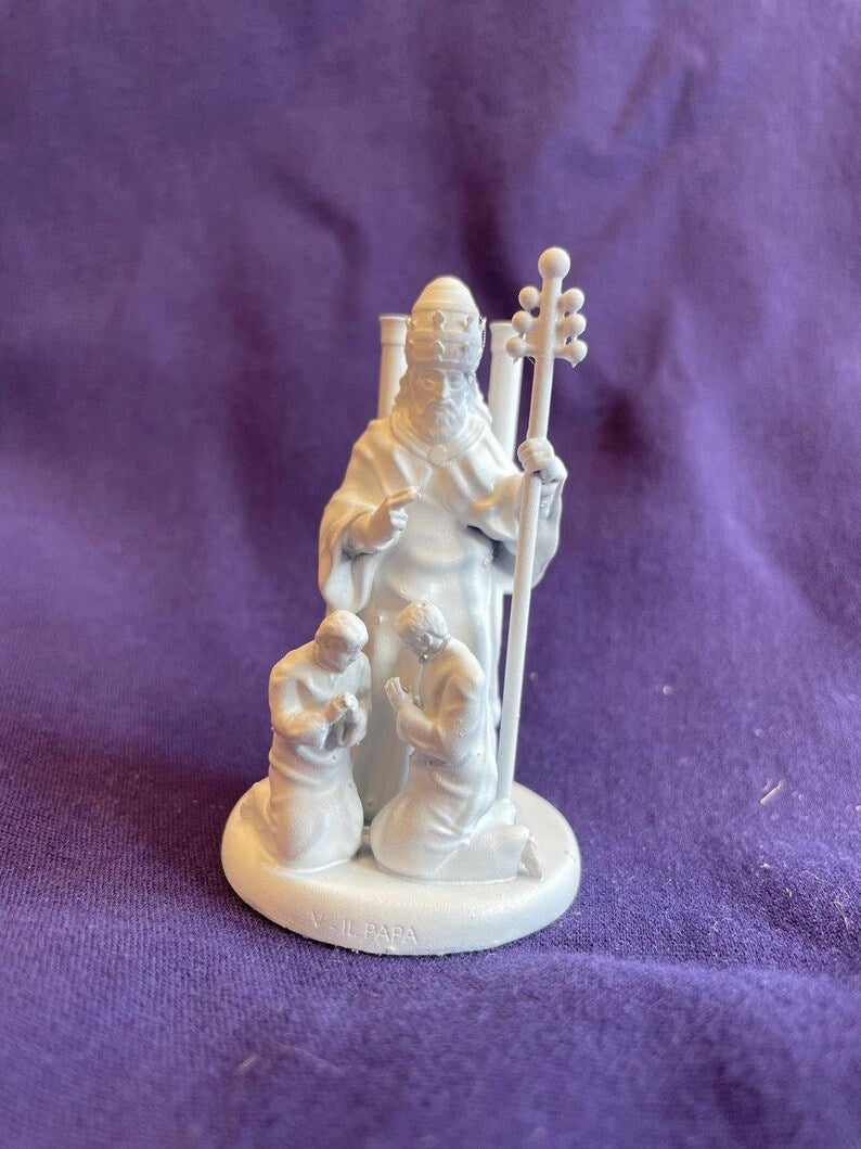 Miniatura Il Papa arcano maggiore tarocchi da dipingere (mini 3D) - Major Arcana The Pope Figurine to Paint (mini 3D)