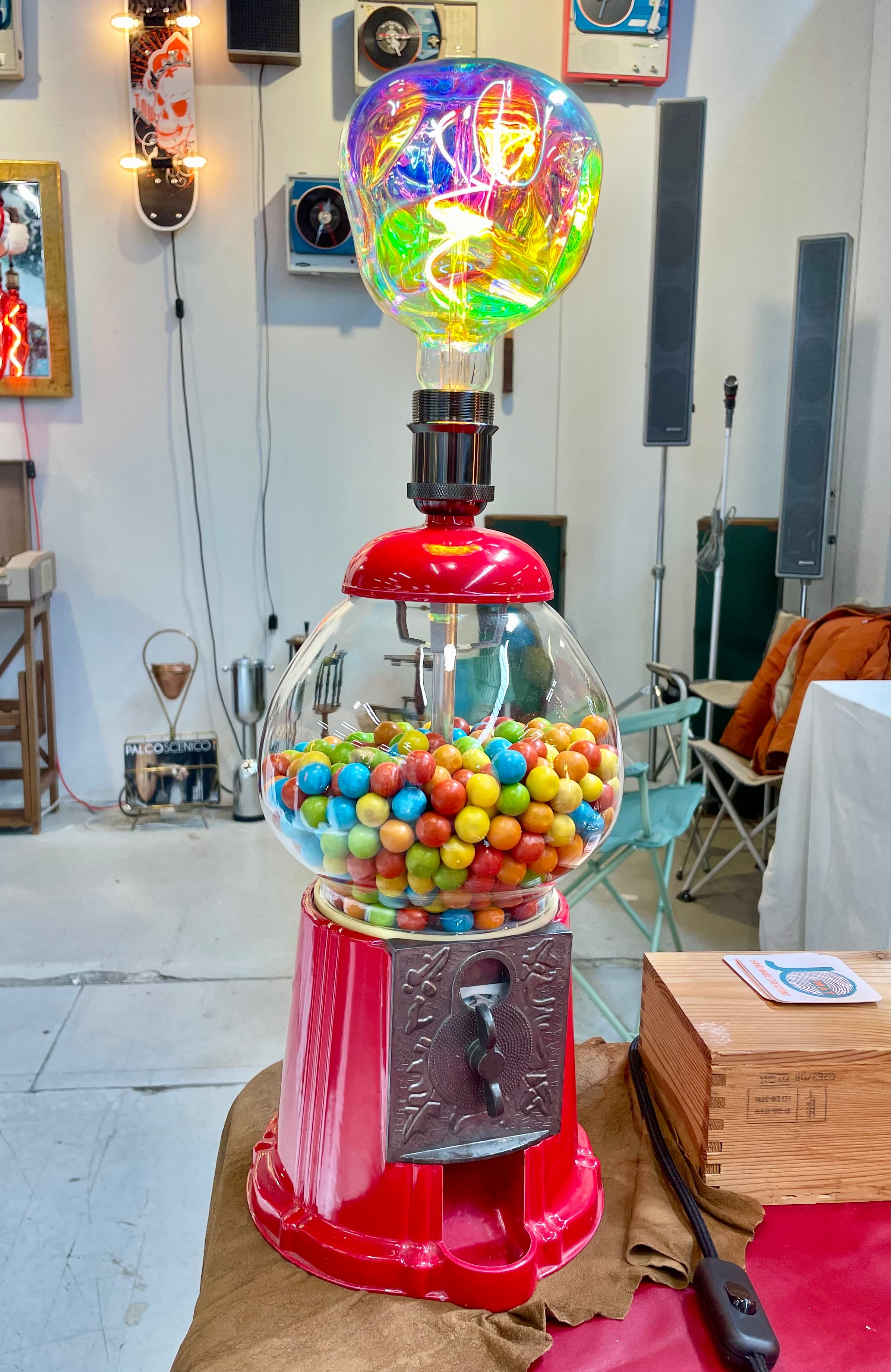 Lampada touch Gumball Machine