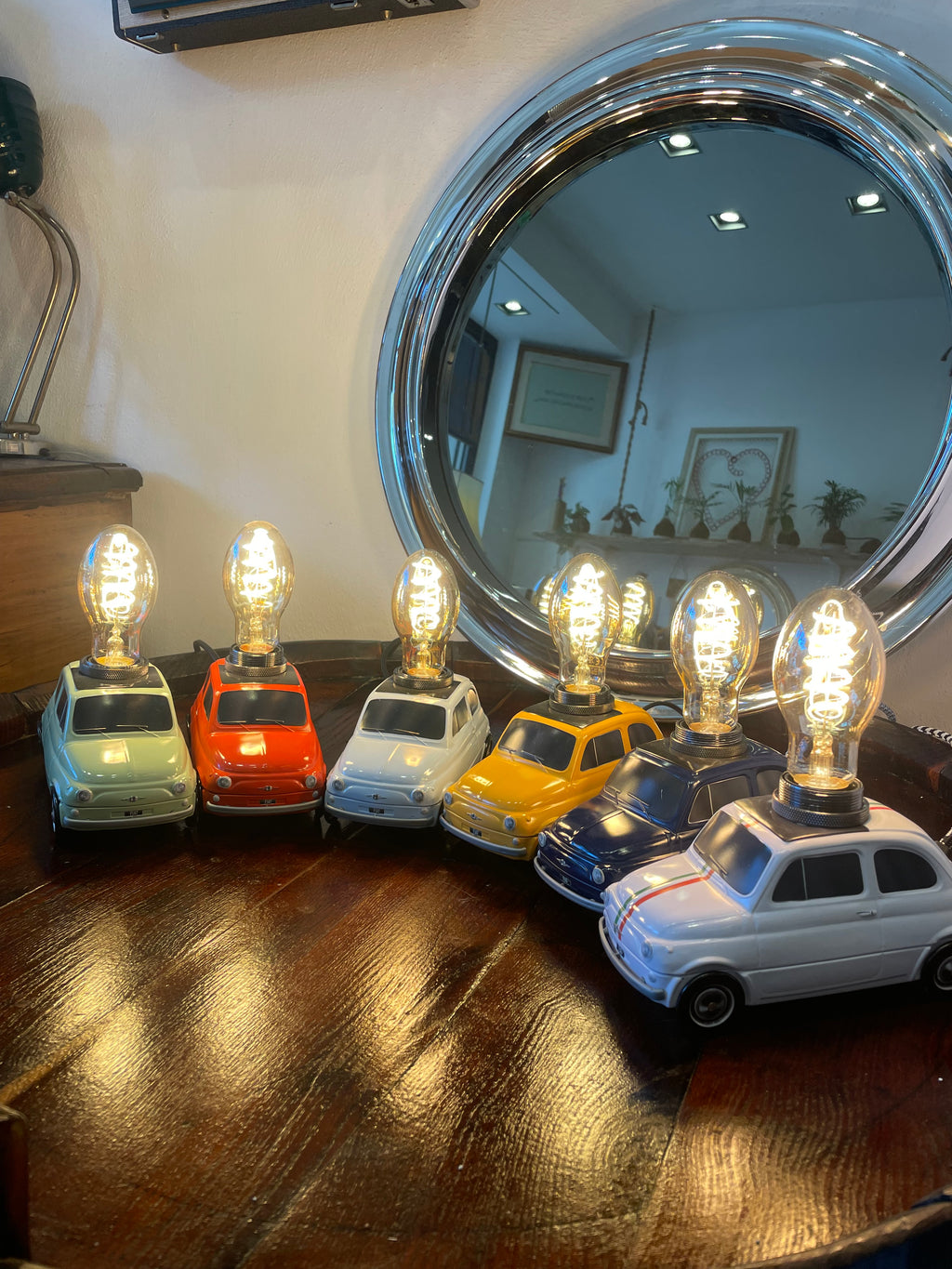 Lampada touch Fiat 500