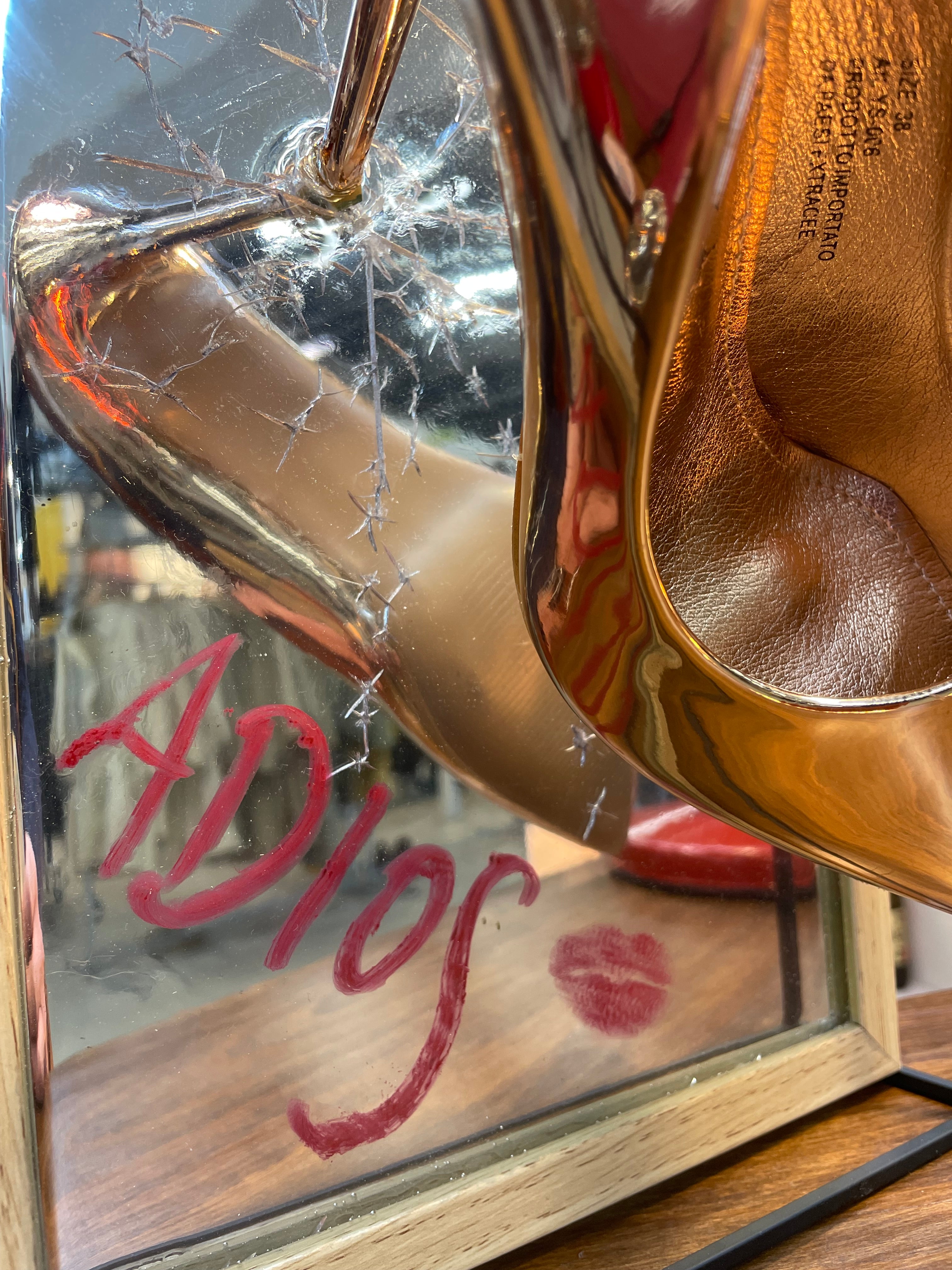 Quadro scultoreo Adios