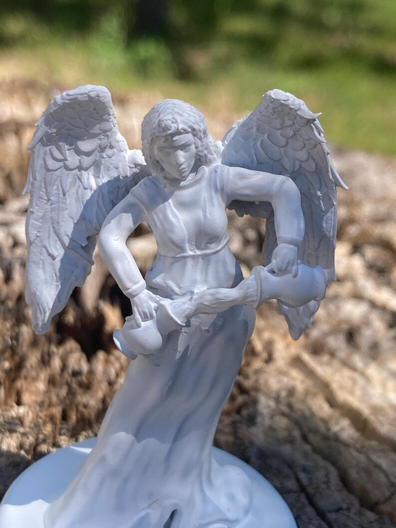 Miniatura Temperanza arcano maggiore tarocchi da dipingere (mini 3D) - Major Arcana Temperance Figurine Mini to Paint