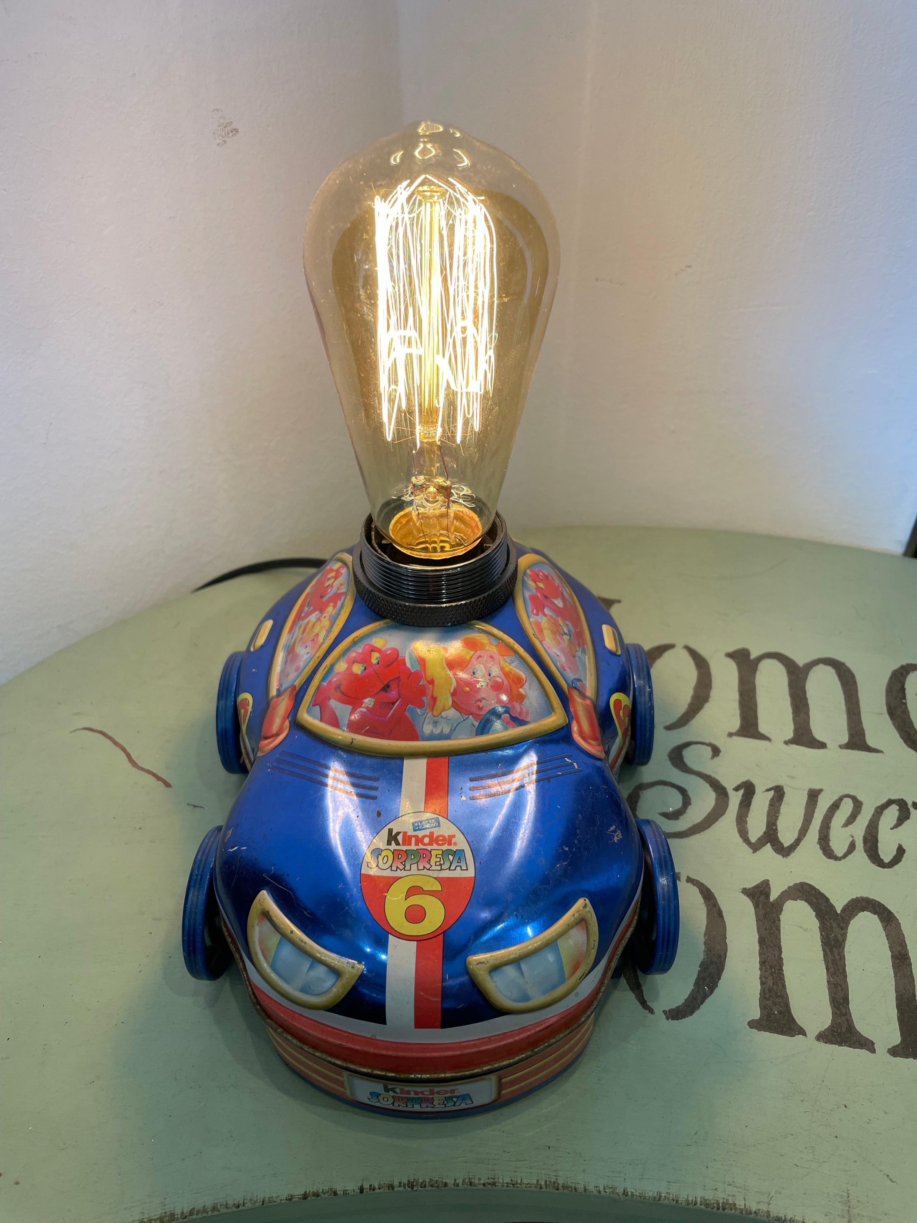 Lampada touch macchinina Kinder Sopresa anni ‘90