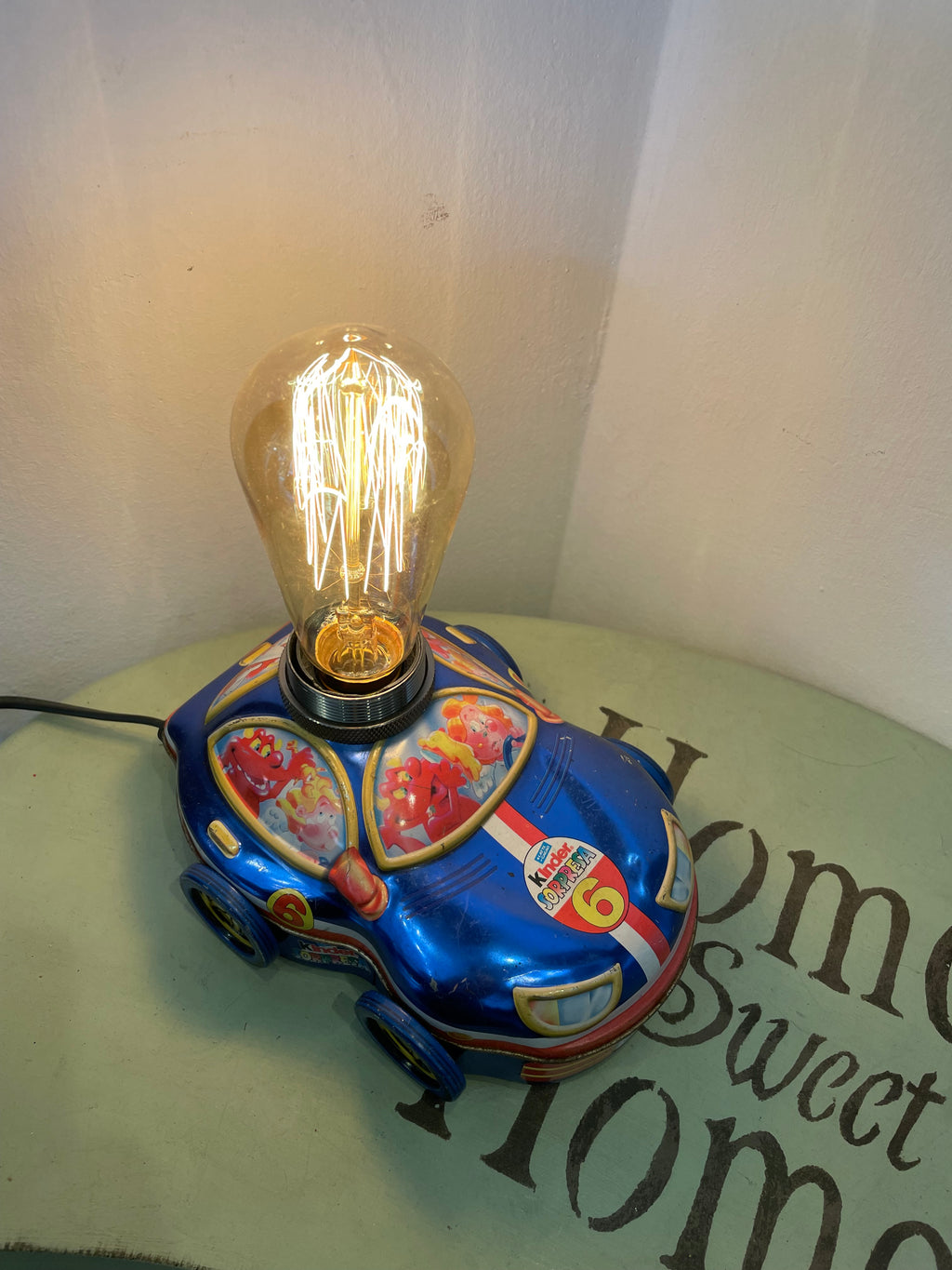 Kinder Surprise car touch lamp from the 90s