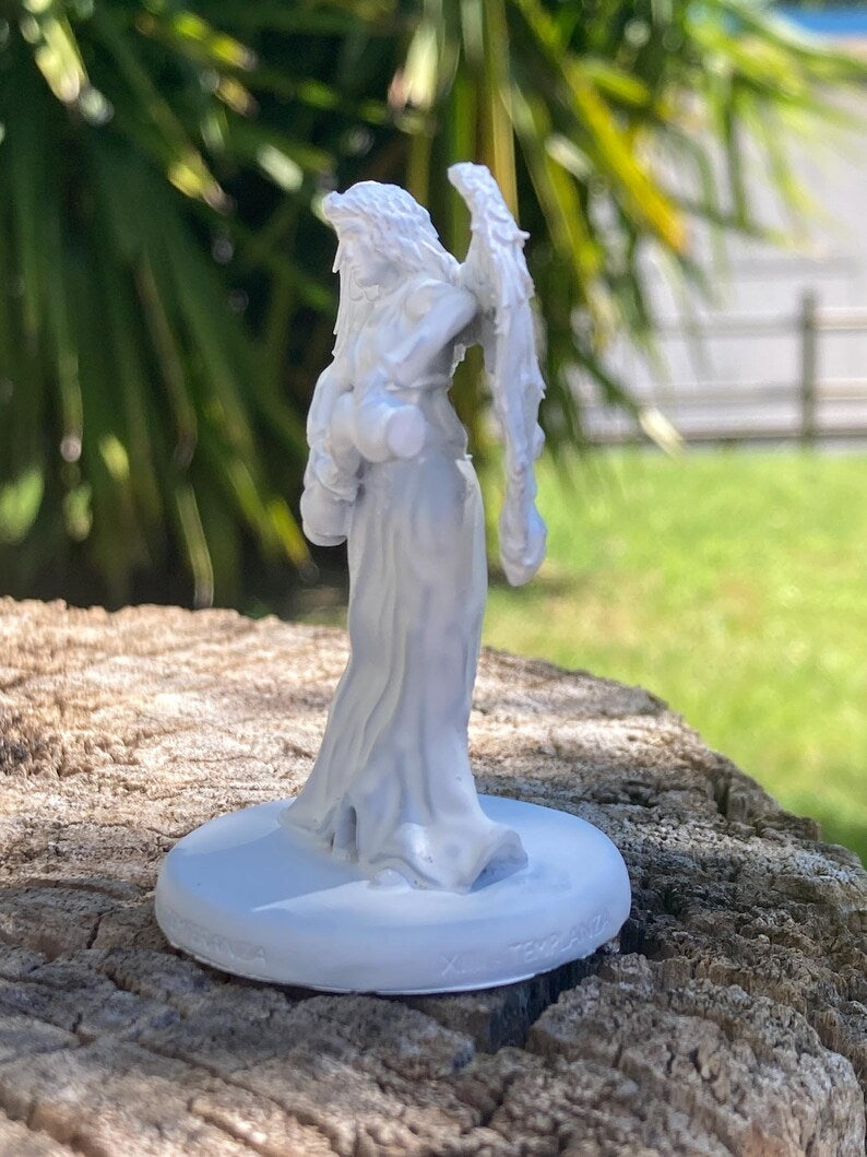 Miniatura Temperanza arcano maggiore tarocchi da dipingere (mini 3D) - Major Arcana Temperance Figurine Mini to Paint