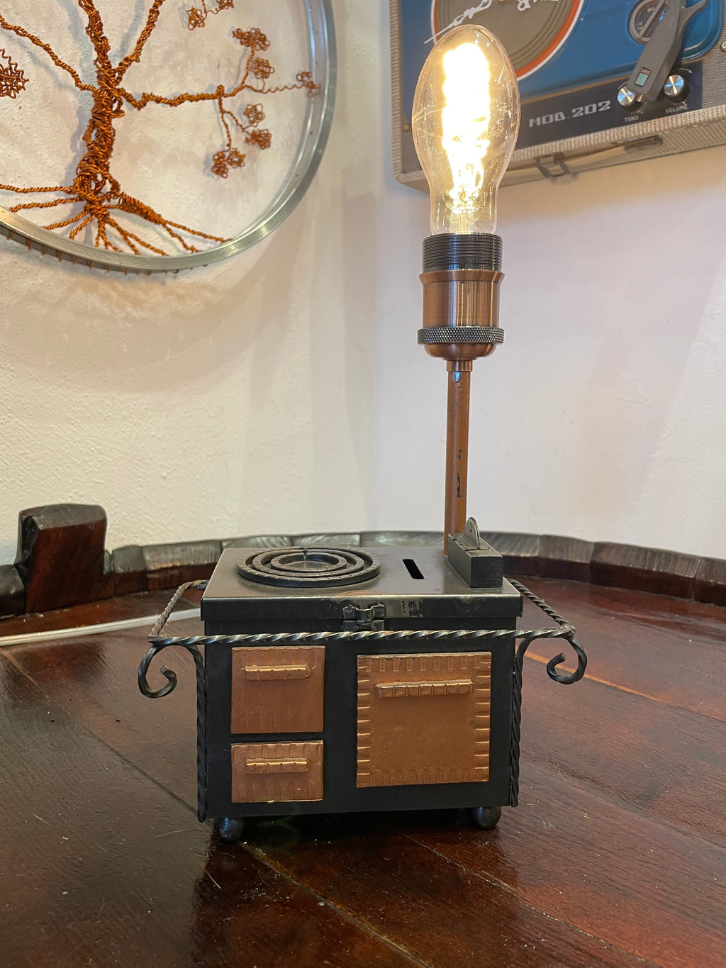 Lampada touch salvadanaio stufa economica