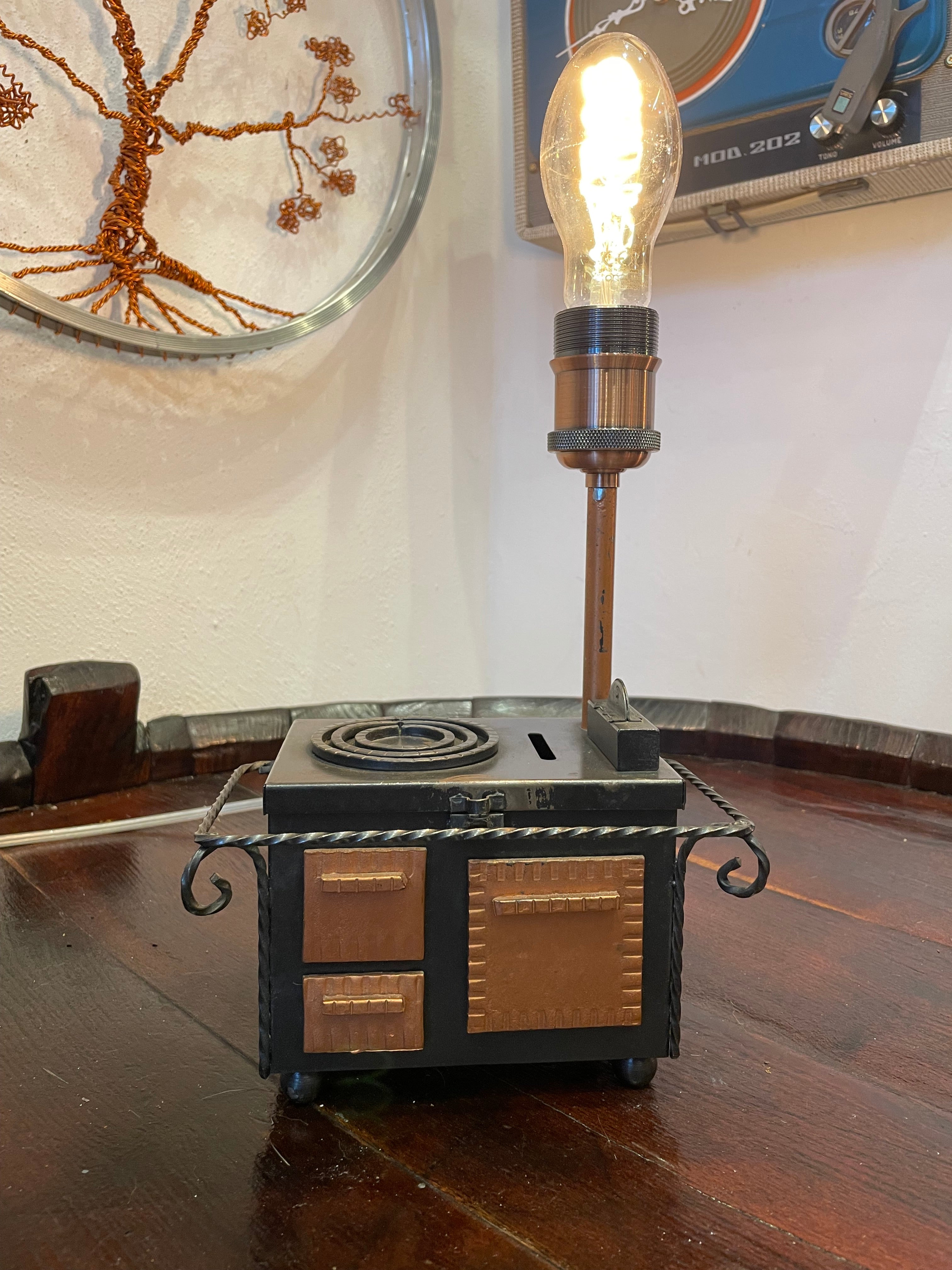 Lampada touch salvadanaio stufa economica