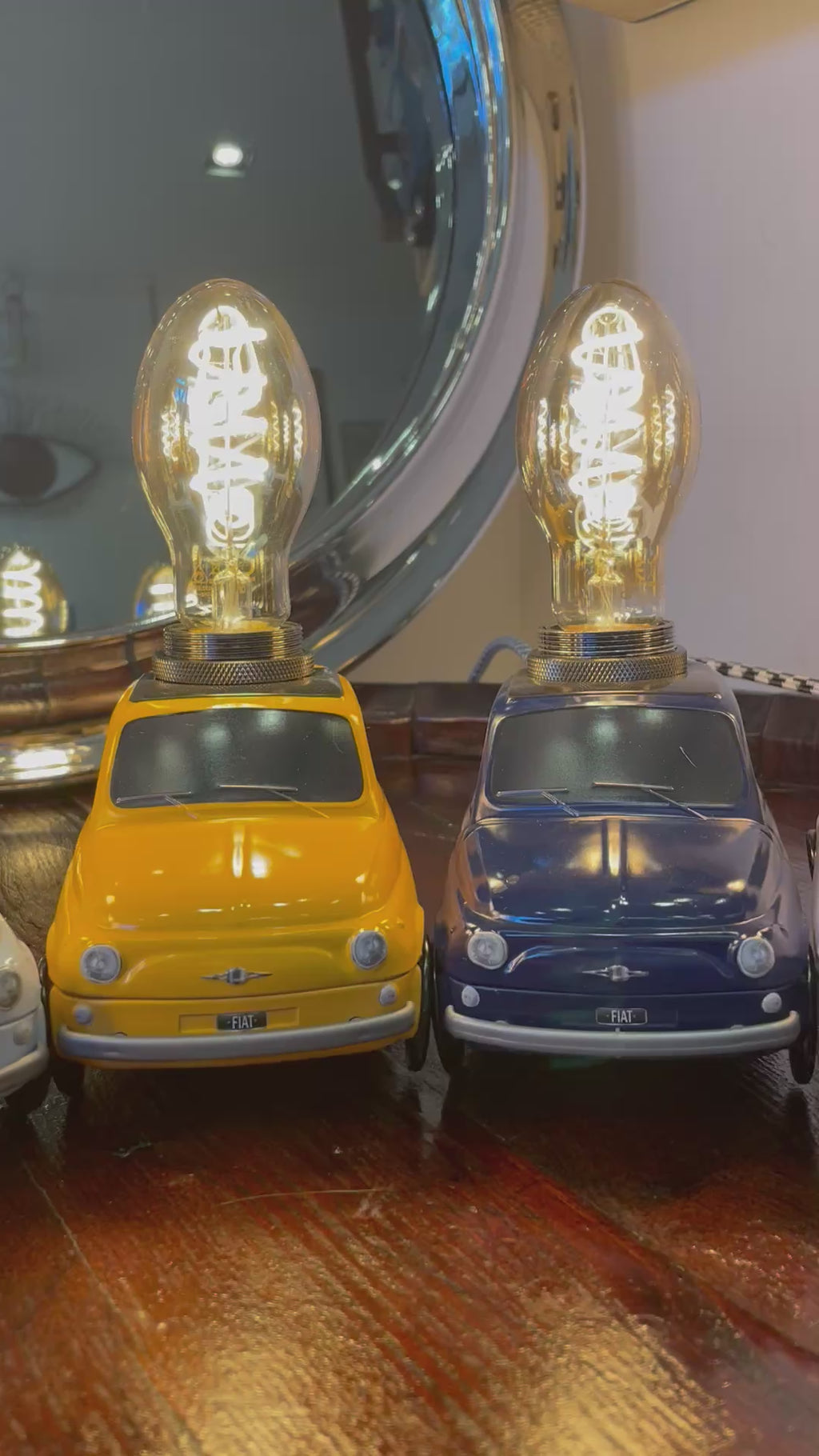 Lampada touch Fiat 500